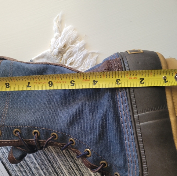 L.L.Bean Waxed Canvas L.L.Bean Signature Duck Boots Hunting Biits - Picture 16 of 16